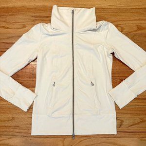Lululemon Size 6 Cream Daily Yoga Jacket